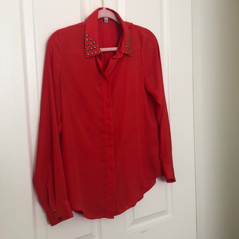 Forever 21 red blouse